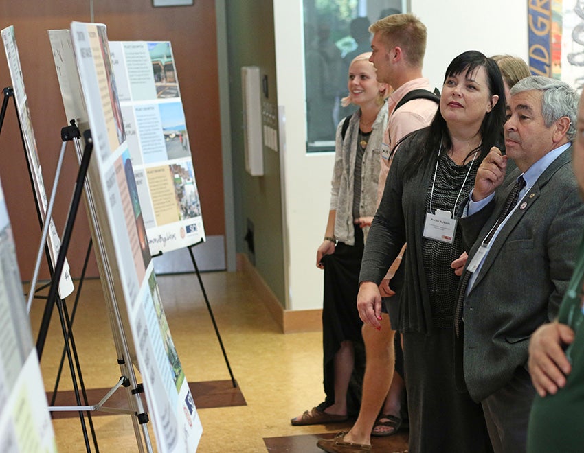 Redmond Mayor George Endicott and Redmond Community Development Director Heather Richards