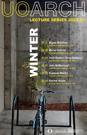 Lecture Series graphic from UOARCH.