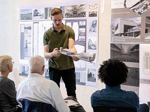 Aaron Kent presents his work at architecture review