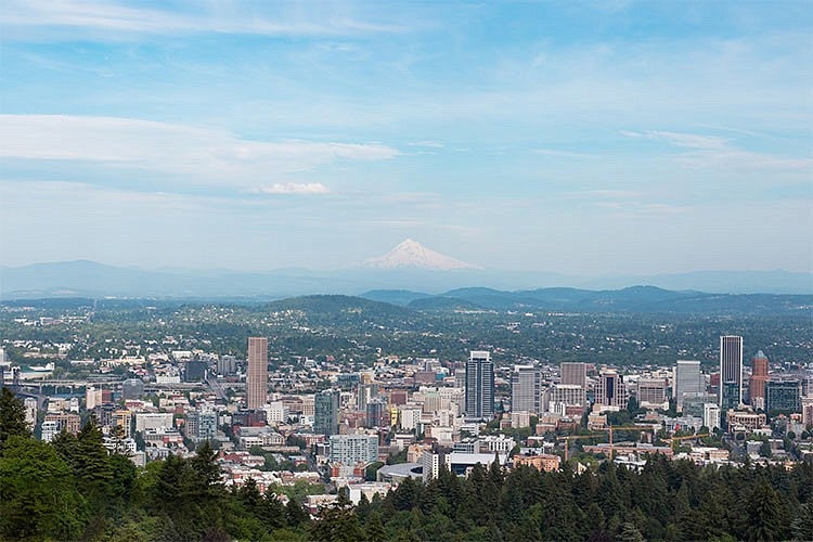 photo of Portland skyline