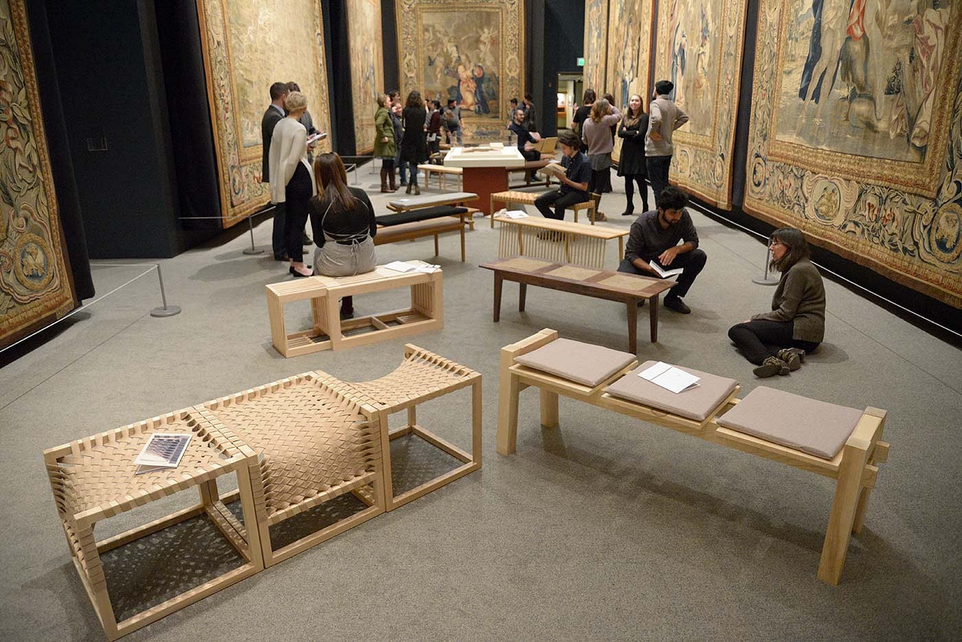 critique of benches on display at the JSMA