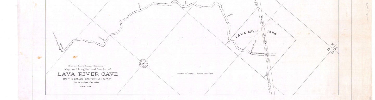 Map of Lava Ridge. 