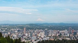 photo of Portland skyline