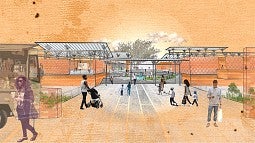 architectural rendering for mosquito research center