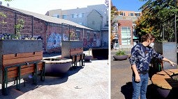 photos of outdoor seating