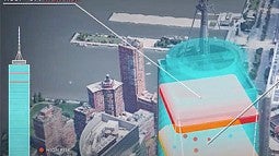 Graphic of a skyscraper