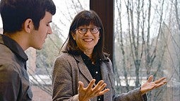 Photo of Alison Kwok teaching