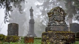 cemetery on university of Oregon campus