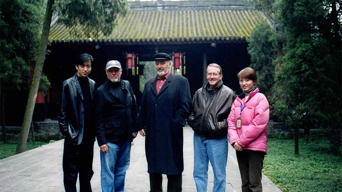 Photo of a group of people in China