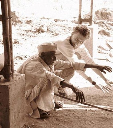 Alex Miller in India Alex Miller in India