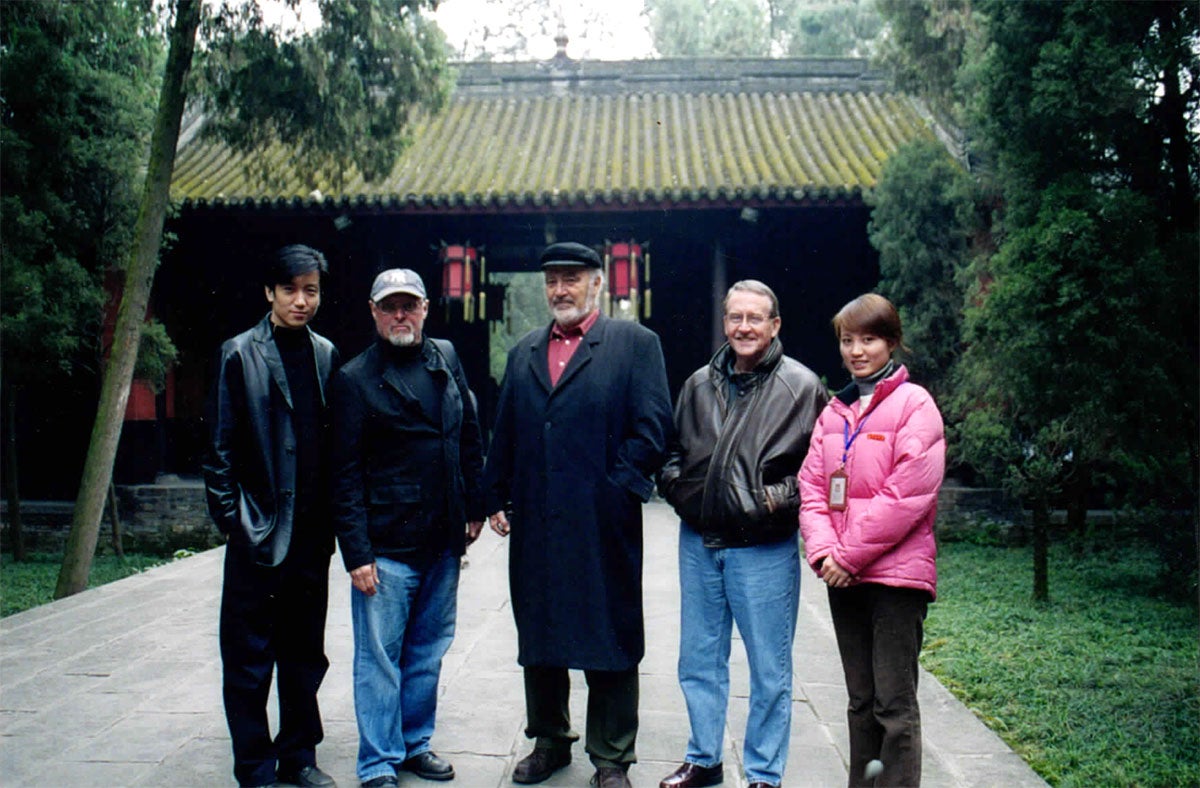 Photo of a group of people in China