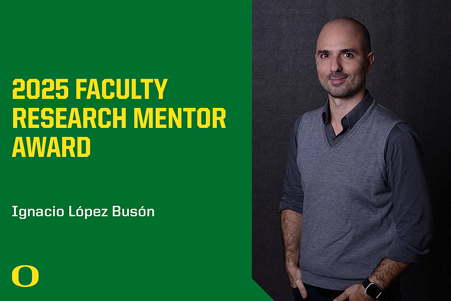 News Header for Ignacio Faculty Research Mentor Award. 