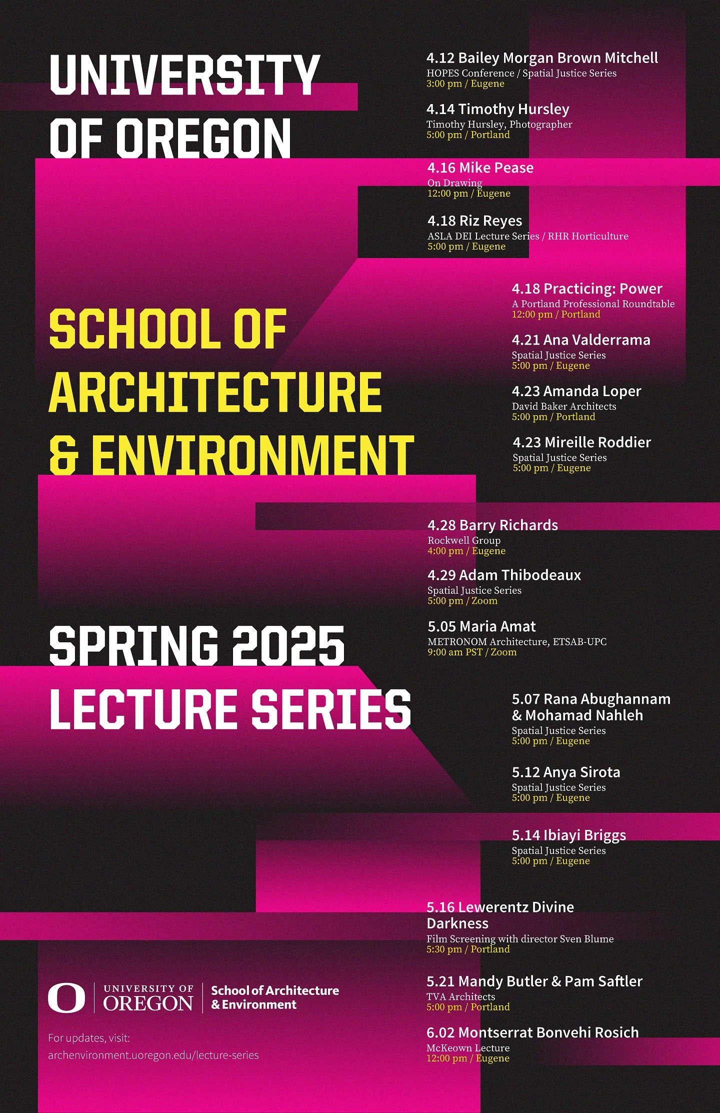 SAE Spring Term Lecture Poster Updated