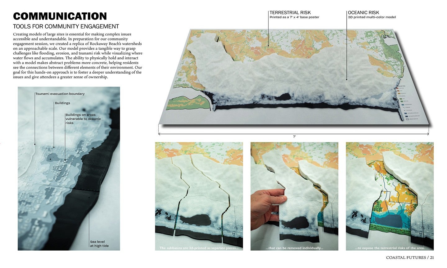 Photograph of the slides from the Coastal Natures class.