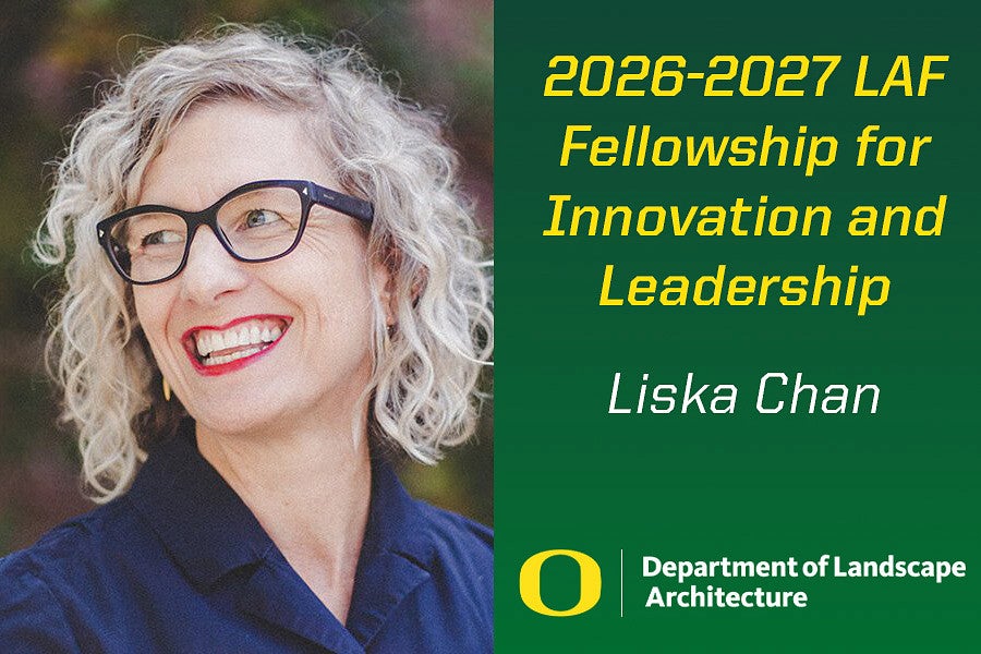 Decorative placeholder showing text that congratulates Liska Chan for Earning a 2026 LAF fellowship.
