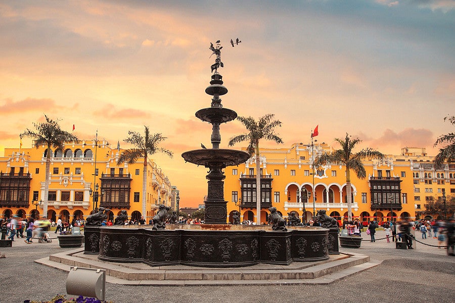 Photograph of Lima, Peru, for Nancy Cheng news story. Decorative image. 