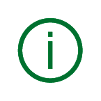 Green info icon
