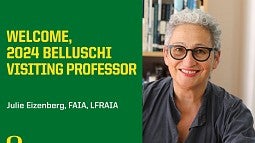 Photograph of Belluschi Visiting Professor, Julie Eizenberg.