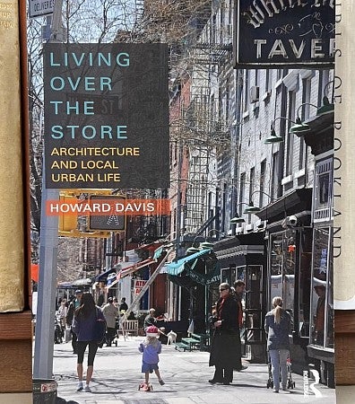 Photograph of Howard Davis's book cover for Living over the Store. 