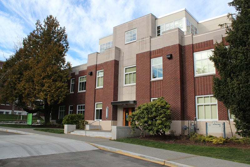 Building 25 at the former Sand Point Naval Air Station