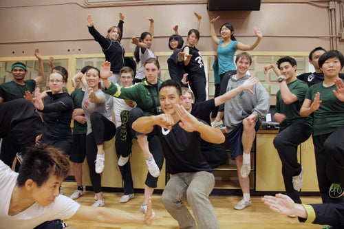 Wu with the UO Wushu Club